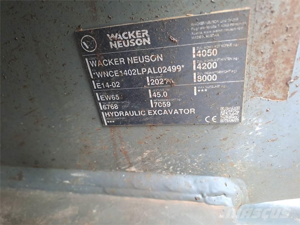 Wacker Neuson EW65 Kolesové rýpadlá