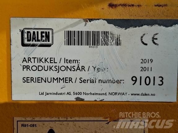 Dalen 2019-HMH Snežné pluhy, predné snežné radlice