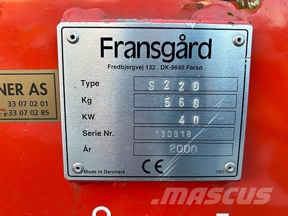 Fransgård S-220 Ďalšie cestné a snežné stroje