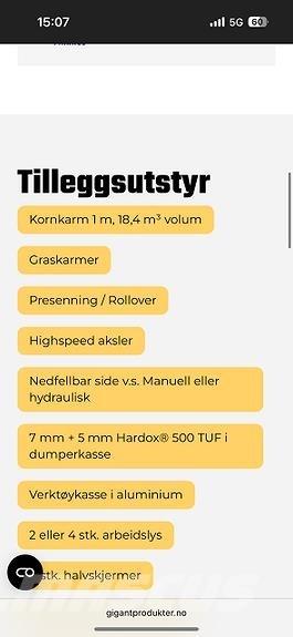 Gigant Gd150 Prívesy na všeobecné použitie