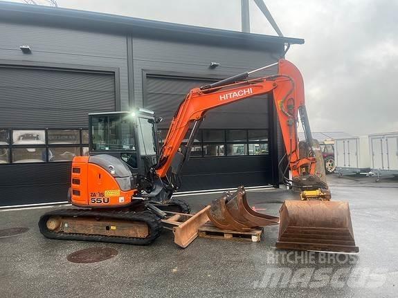 Hitachi ZX55u Mini rýpadlá < 7t