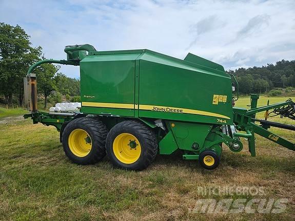 John Deere 744 Lisy na okrúhle balíky