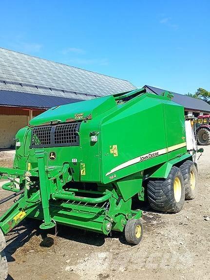 John Deere 744 Lisy na okrúhle balíky
