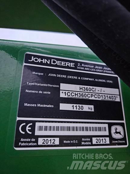 John Deere H360C Ďalšie poľnohospodárske stroje