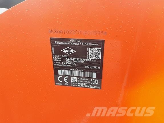 Kuhn FC3561TCD Stroje na zber krmovín-príslušenstvo