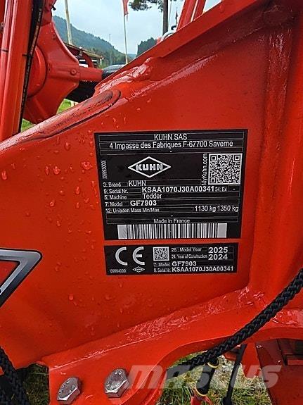 Kuhn GF7903 Lisy na okrúhle balíky