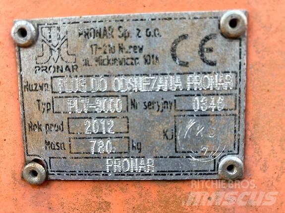 Pronar PUV-3000 Snežné pluhy, predné snežné radlice