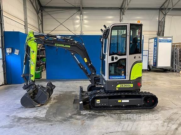 Zoomlion ZE26GU Mini rýpadlá < 7t