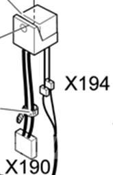  X190 + X194 Ďalšie komponenty