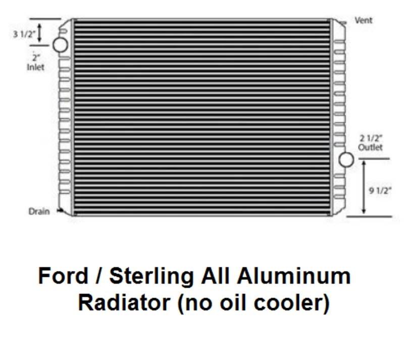 Ford L9500 Radiátory