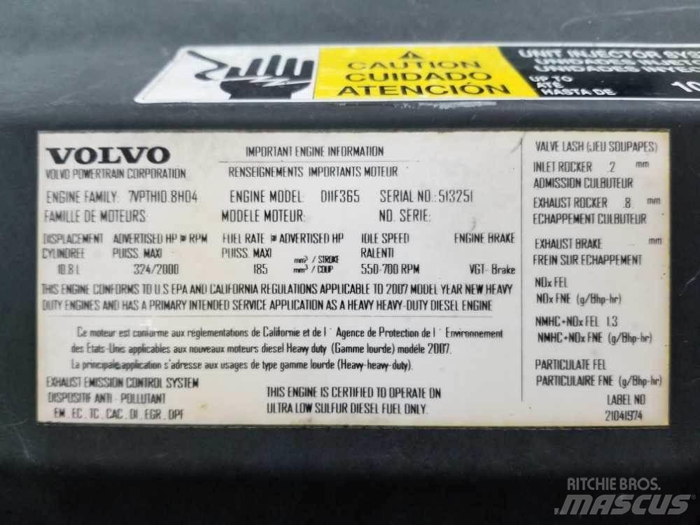 Volvo D11F Motory