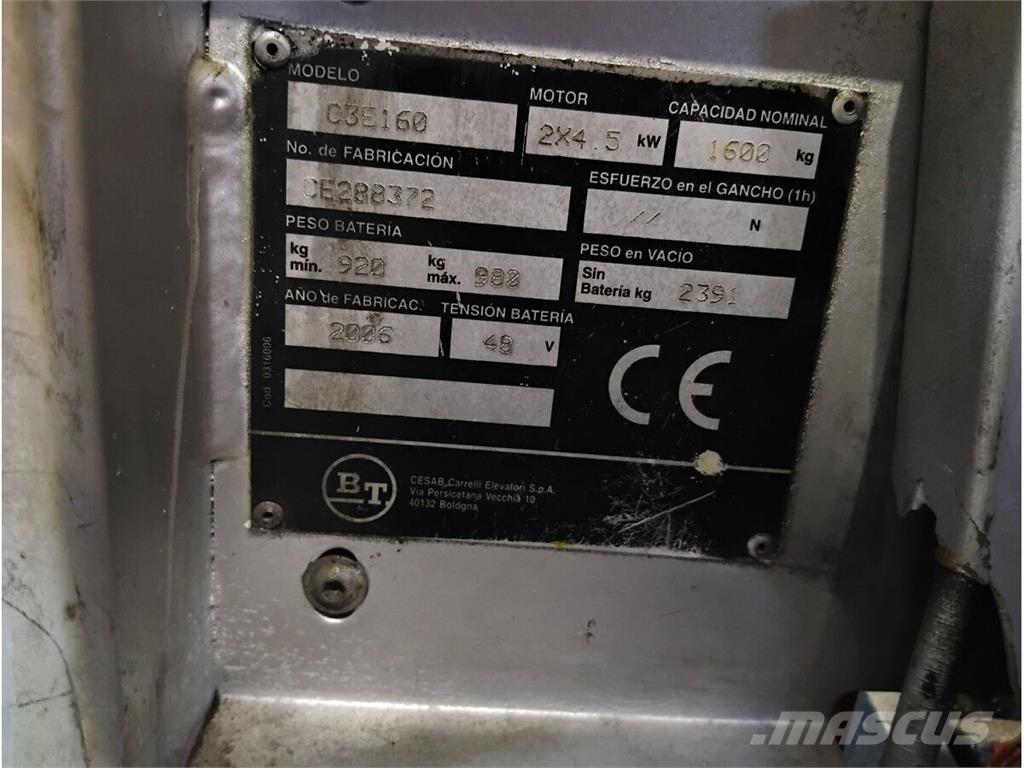 BT C3E160 Iné