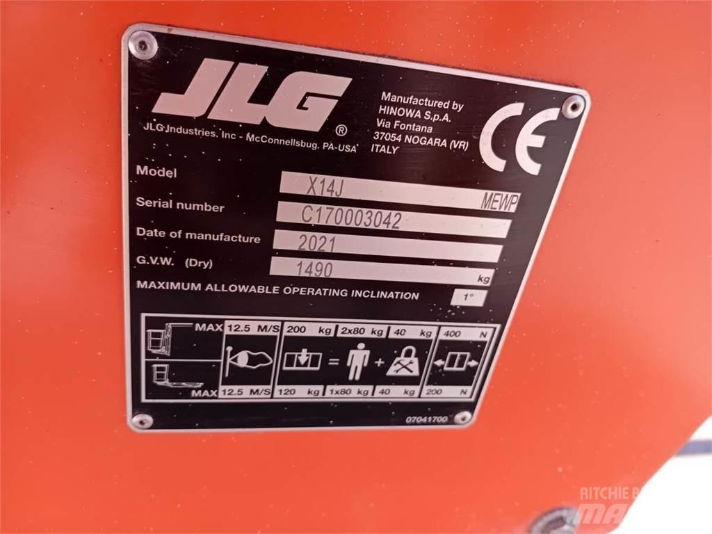 JLG X14J Kĺbové plošiny