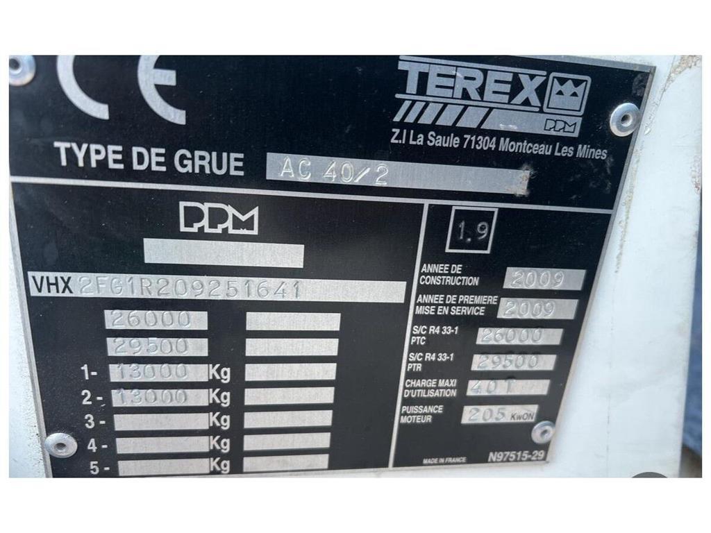 Terex AC40 Univerzálne terénne žeriavy