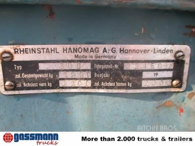 Hanomag Granit 500 Stavebníctvo - ostatné