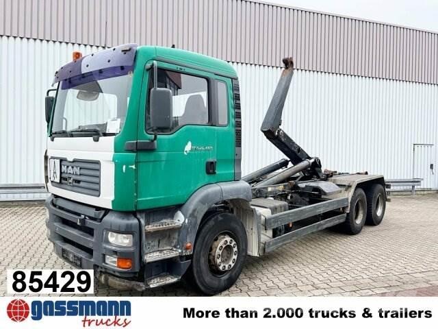 MAN TGA 26.463 6x4 BB Hákový nosič kontajnerov