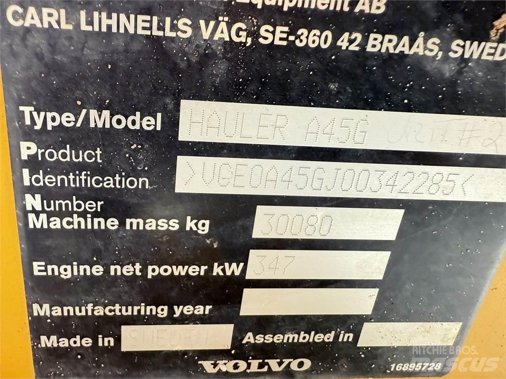 Volvo A45G W/ TAILGATE Kĺbové nákladné autá