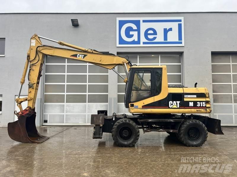 CAT M 315 Kolesové rýpadlá