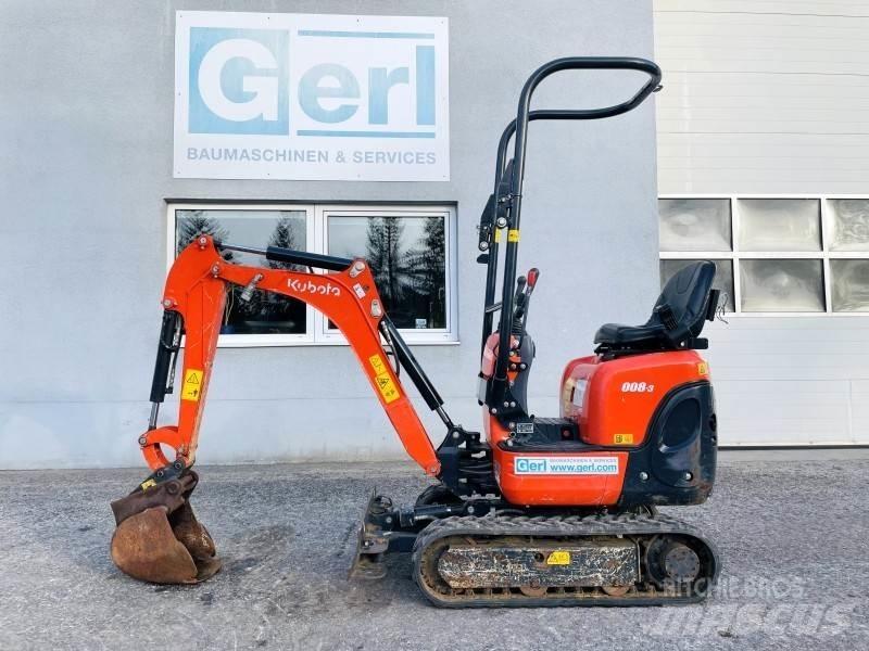 Kubota K008-3 Mini rýpadlá < 7t