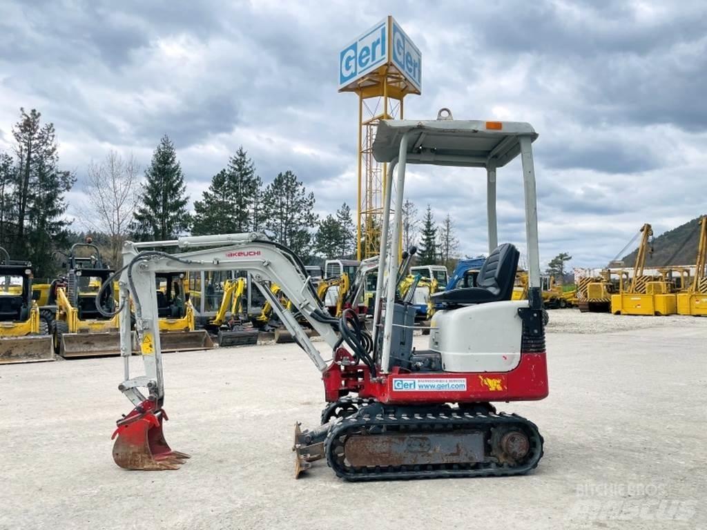 Takeuchi TB108 Mini rýpadlá < 7t