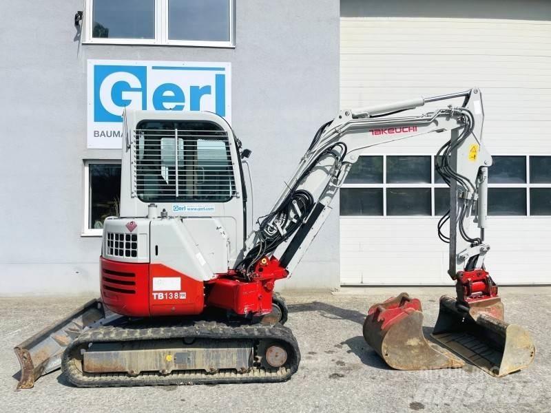 Takeuchi TB138FR Mini rýpadlá < 7t