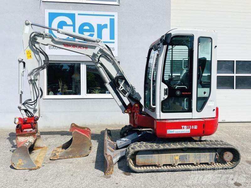Takeuchi TB138FR Mini rýpadlá < 7t