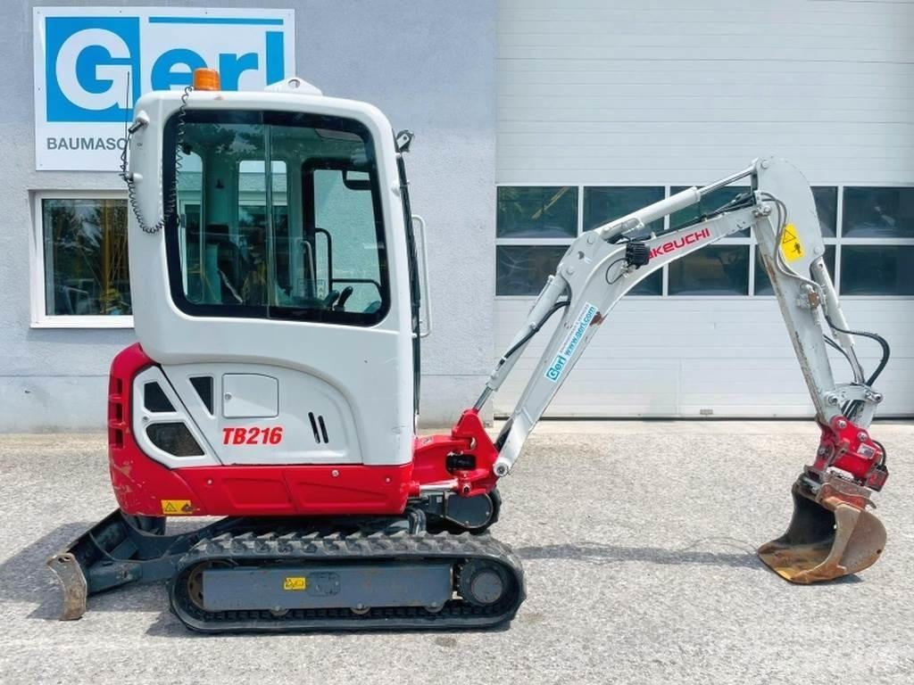 Takeuchi TB216 Mini rýpadlá < 7t