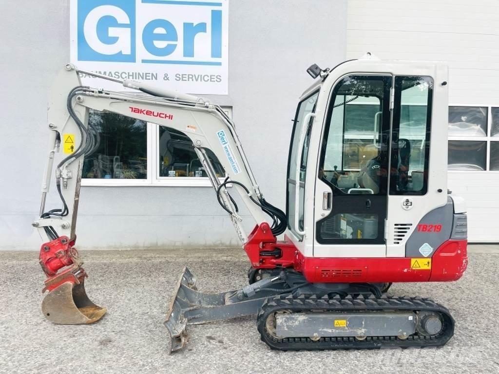 Takeuchi TB219 Mini rýpadlá < 7t