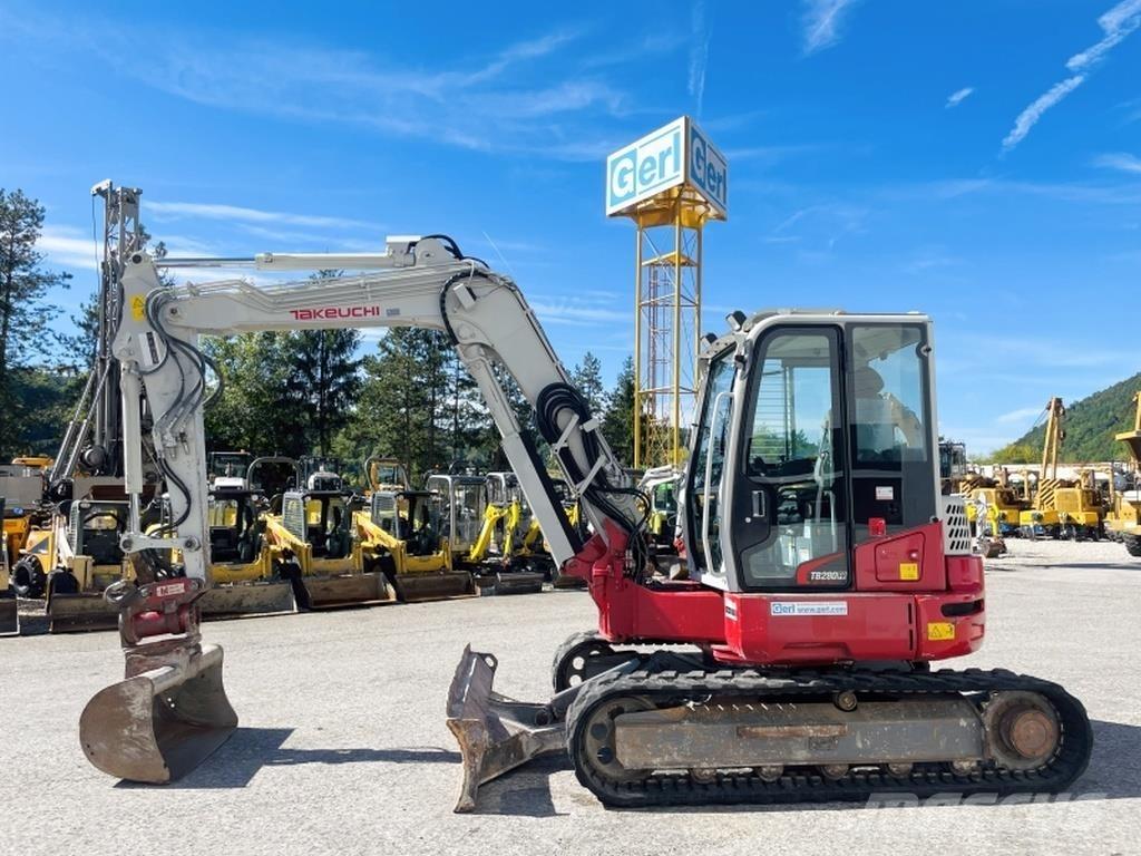 Takeuchi TB280FR Mini rýpadlá < 7t