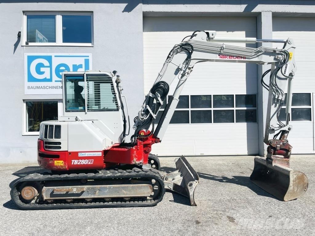 Takeuchi TB280FR Mini rýpadlá < 7t