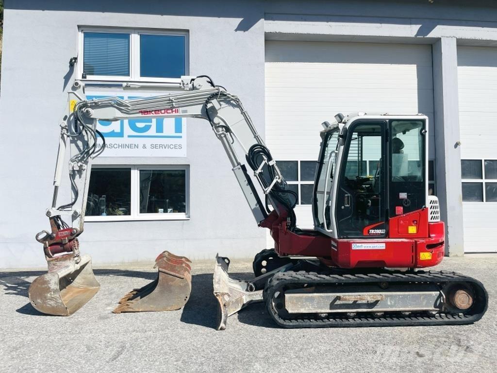 Takeuchi TB280FR Mini rýpadlá < 7t