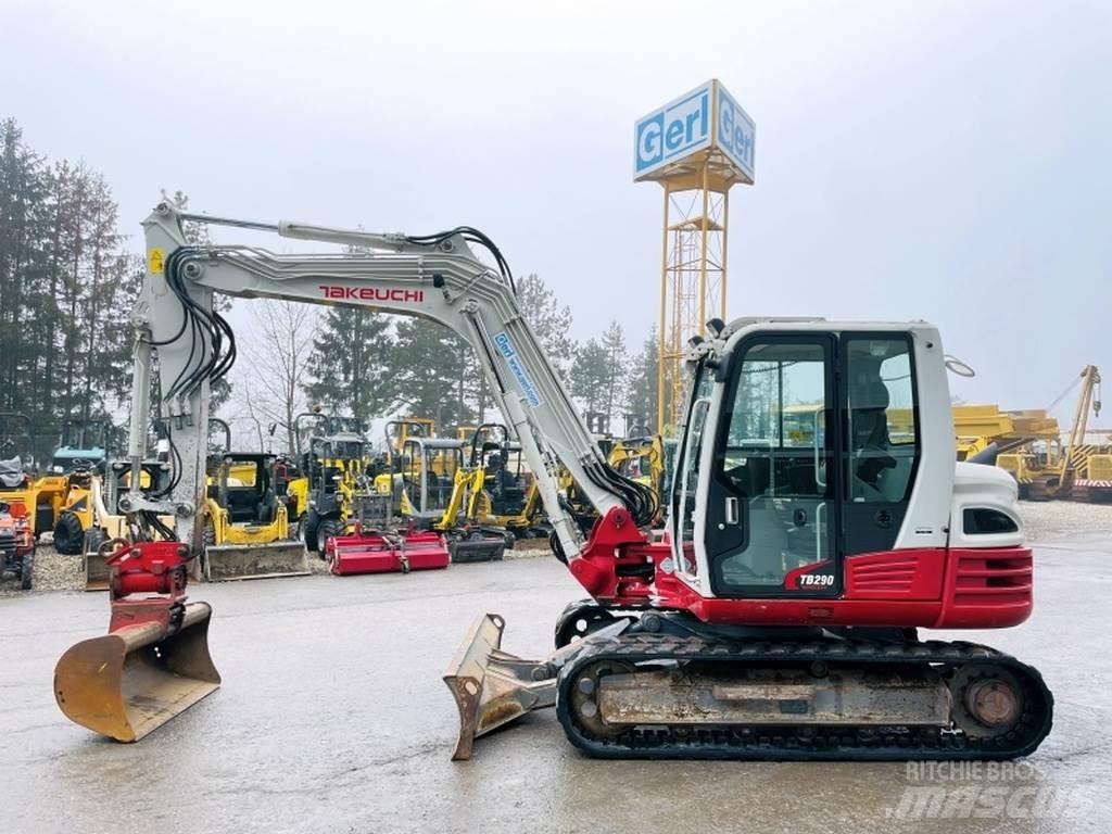 Takeuchi TB290 Mini rýpadlá < 7t