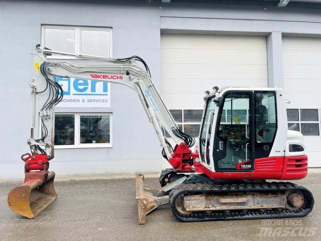 Takeuchi TB290 Mini rýpadlá < 7t