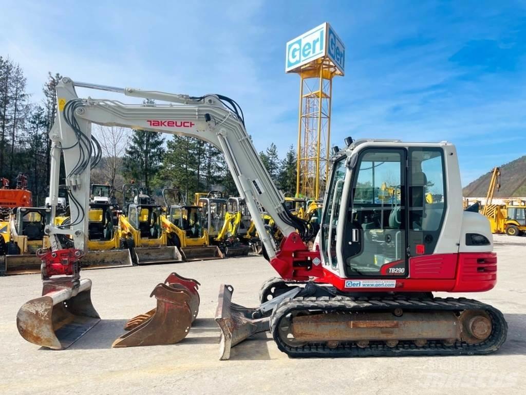 Takeuchi TB290 Mini rýpadlá < 7t