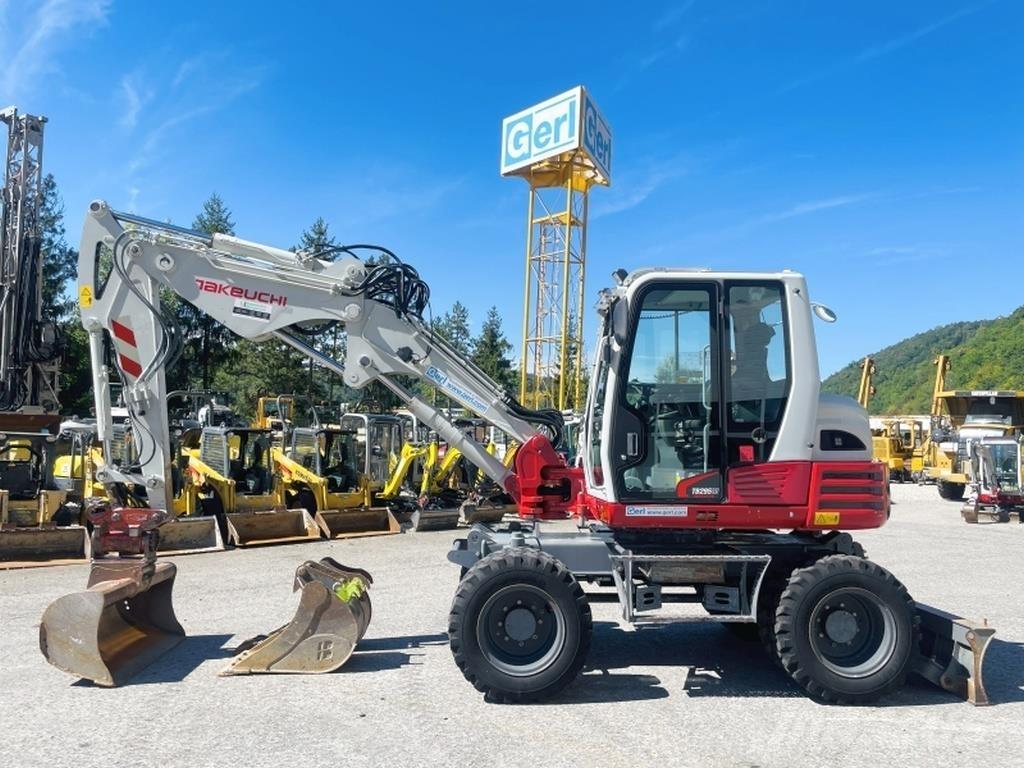 Takeuchi TB295W Kolesové rýpadlá