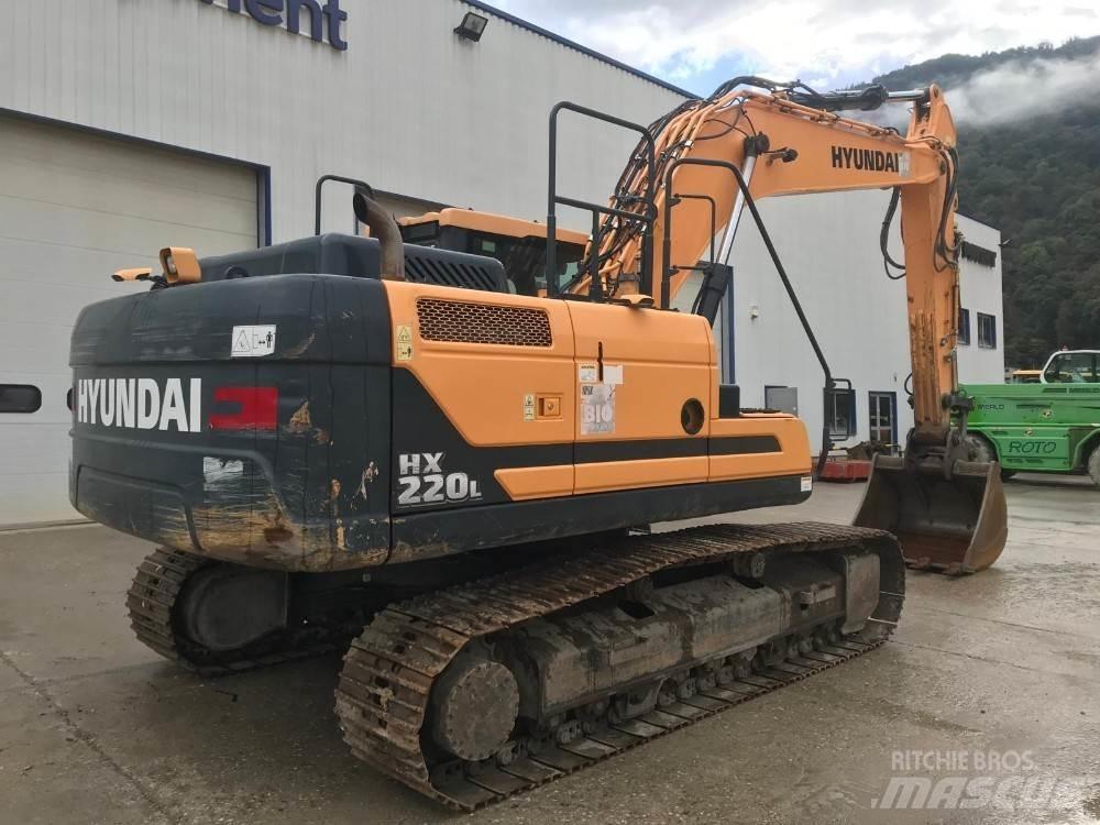 Hyundai HX220L Pásové rýpadlá