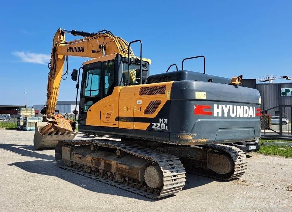 Hyundai HX220L Pásové rýpadlá