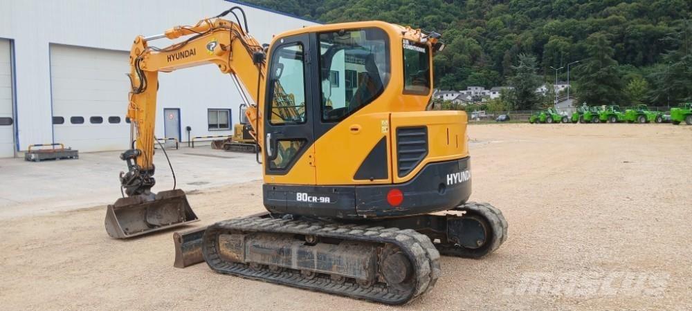 Hyundai R80CR-9A Midi rýpadlá 7 t - 12 t