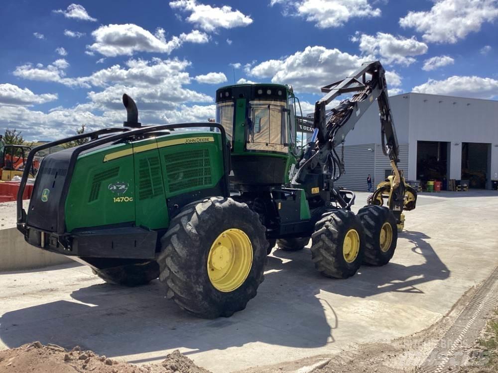 John Deere 1470G Stínacie harvestory