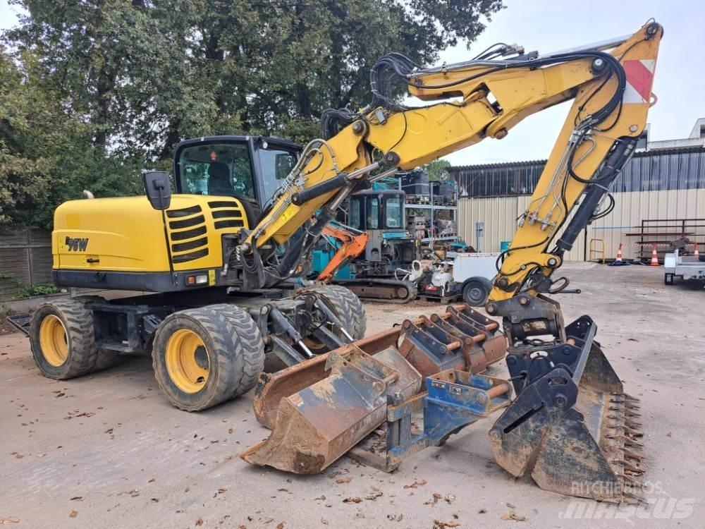Yanmar B95W Kolesové rýpadlá