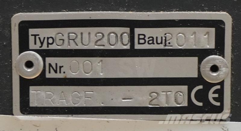 Gruma GRU 200 Ďalšie príslušenstvo a komponenty