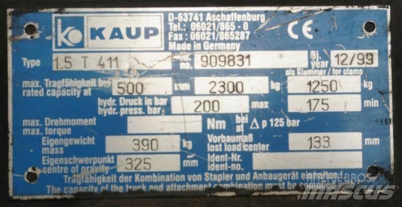 Kaup 1,5T411 Ďalšie príslušenstvo a komponenty