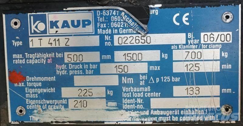 Kaup 1T411Z Ďalšie príslušenstvo a komponenty