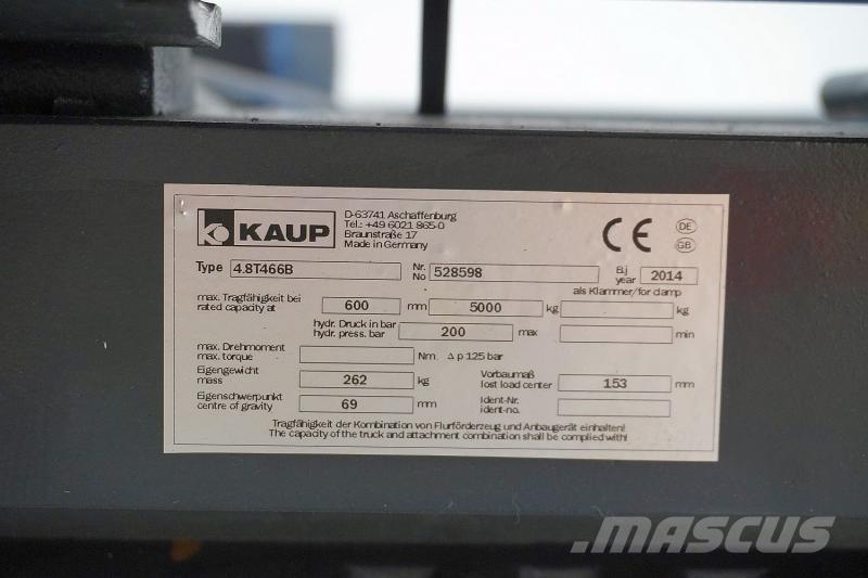 Kaup 4,8T 466B Ďalšie príslušenstvo a komponenty
