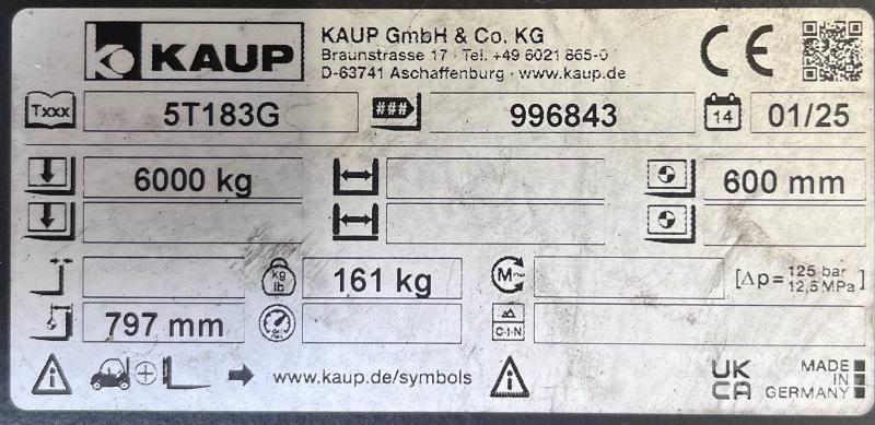 Kaup 5T183G Ďalšie príslušenstvo a komponenty