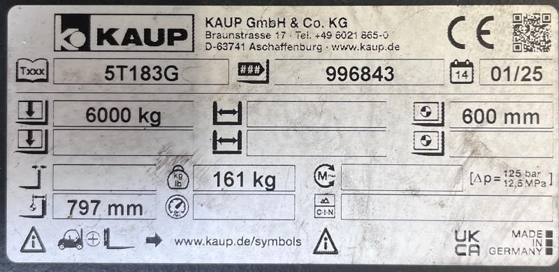 Kaup 5T183G Ďalšie príslušenstvo a komponenty