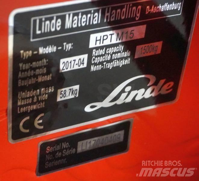 Linde HPT M 15 Ručný paletový vozík