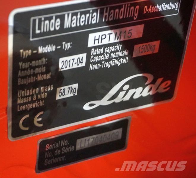 Linde HPT M 15 Ručný paletový vozík
