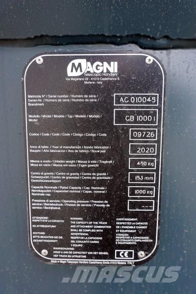 Magni 1000 L Manipulácia s materiálom - ostatné