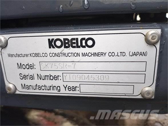 Kobelco SK75SR-7 Pásové rýpadlá